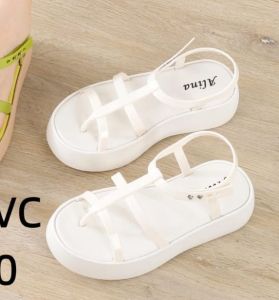 Sandal jelly shoes salina sandal wedges perempuan terbaru