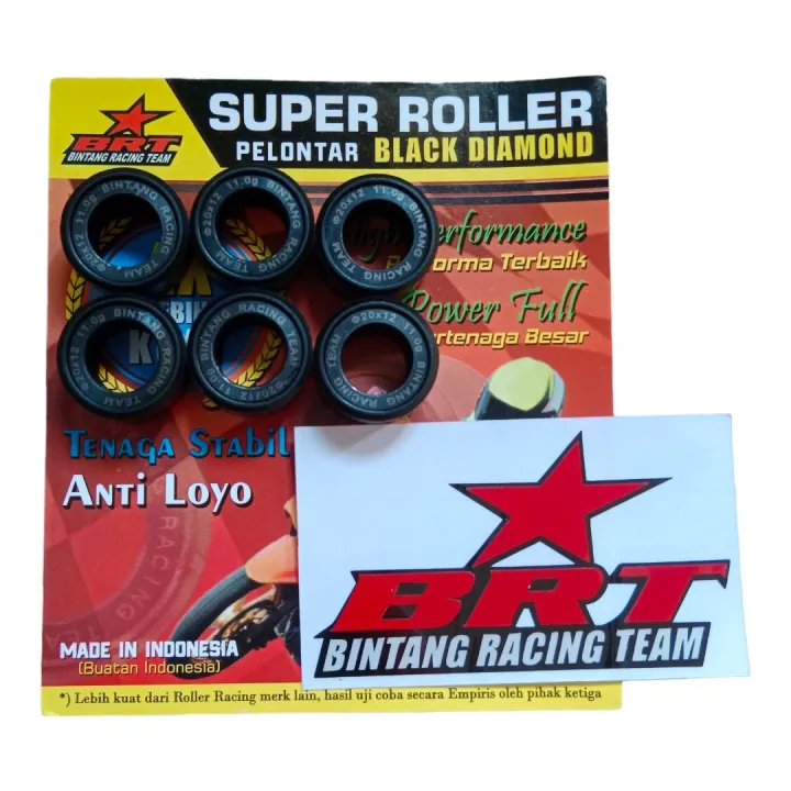 SUPER%20ROLLER%20BRT%20BLACK%20DIAMOND%20MIO%20KARBU%20MIO%20J%20MIO%20SOUL%20MIO%20GT%20FINO115%20X-RIDE115%20NOUVO%207%208%209%2010%20Gram%20-%20Image%202