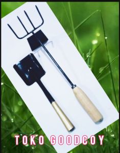sekop garukan cangkul 2in1 paket berkebun isi 2 pcs