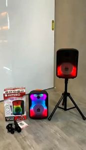 LC - Speaker kimiso QS-4609 speaker karaoke kimiso plus mic / speaker RGB Led / karaoke speaker bluetooth kimiso QS 4609