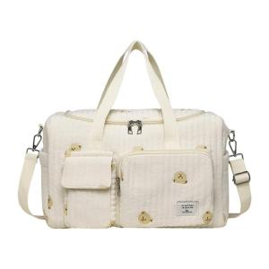 Du lịch Túi lưu trữ túi đựng tã cho túi đeo chéo cho nữ dung tích lớn Túi xách dành cho các bà mẹ mẫu thêu túi xách túi đeo vai