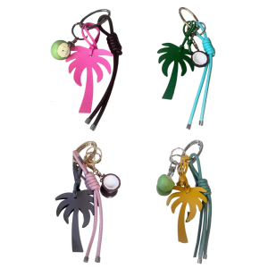 Vibrant Tree Bag Pendant Accessory Resin And Metal Alloy Keychain Decoration Multi Functional Travel Gift