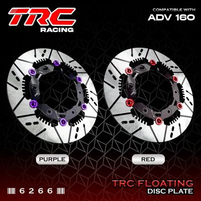 TRC RACING CNC FLOATING FRONT DISC PLATE 6 HOLES (260MM) for ADV160 6266
