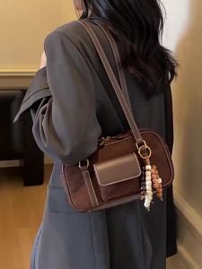 Túi xách nữ da lộn dung tích lớn phong cách retro mẫu mới mùa thu túi đeo vai túi xách tay túi tote dùng đi làm đi chơi.
