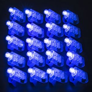 🚩61th National Day🚩50PCS Party School Activities Finger Light Glow in the Dark Magic Neon Party Supplies Childrens Toys