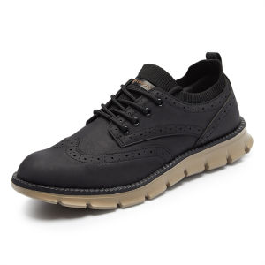 Prikol British Klasik Sepatu Pria Formal Kulit Brogues Pesta Keren Oxfords Pernikahan Kantor Cowok Tali Sepatu PDH Kerja 163