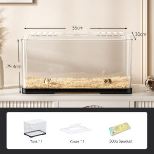 Hamster Cage Transparent Premium Habitats Acrylic modern luxury design Hedgehog Small Animal