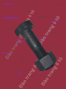 Bu lông vành chậu 140 phi 14 dài phủ 60 ốc bắt vành chậu cho xe ô tô 35 tấn đến 6 tấn đùm cầu EQ140