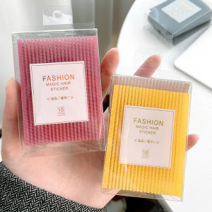 Salime 10Pcs Pack Barber Paste Hair Sticker No Trace Gripper Barber Grippers Hair Holder Hair Styling Cutting Portable Magic Sticker Hair Accessories