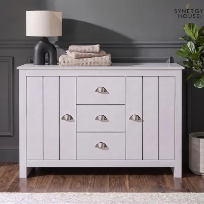 Synergy House Lexington 2 Door 3 Drawer Sideboard Display Cabinet