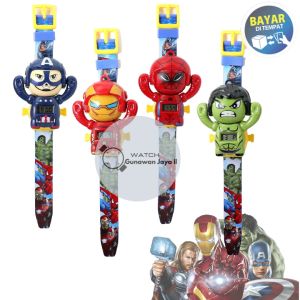 [✅NEW] JAM TANGAN FASHION ROBOT ANAK LAKI LAKI KARAKTER SUPER HERO TG1012