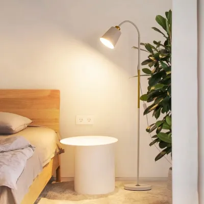 Long arm floor lamp minimalist bedside lamp Living room 360 ° Adjustable multi angle lamp Bedroom modern Home lighting Iron lamp