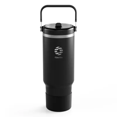 FJbottle Tumbler Water Bottle 1200ml Coffee With Handle Vacuum Flask Stainless Steel Botol Air