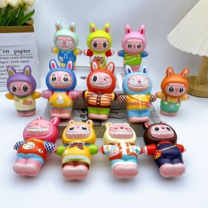 Kawaii Labubu The Monsters Squishy Toy Slow Rising Squeeze Toys Anti Stress Toy for Funny Kid Xmas Gift