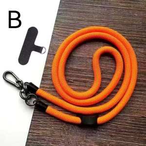 JS SHOP 1PCS Cell Phone Lanyard Adjustable Multifunctional Crossbody Phone Lanyard Thick Rope Phone Lanyard with Patch