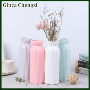 Ginca แจกันดอกไม้พลาสติก Creative Nordic ตกแต่งบ้านเลียนแบบแจกันเซรามิค