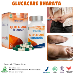 Obat Diabetes Obat Penurun Gula Darah Tinggi Ampuh GLUCACARE BHARATA ORIGINAL