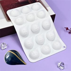 High Temperatures Resistant Silicone Chocolate Mould 15 Cavity Water Drop Mousse Cake Mold Dessert Baking Accessories