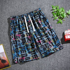 CJP HOME กางเกงลำลองแฟชั่นน่ารัก กางเกงขาสั้นสามารถสวมใส่ได้ทั้งชายหญิง ลวดลายสมัยใหม่ใส่สบาย QC-DK8020