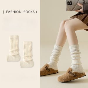 Yingbao Women Soft Long Leg warmer Knitted Winter Warm Ladies Sock