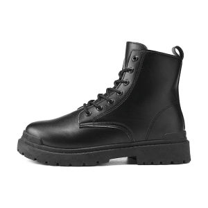 DBPLO SHOES Korean Fahsion Martin Boots for Men High Cut Leather 7-hole Ankle Boots Classic Shoes