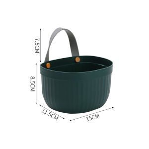 JustLiving 1PCS Kitchen Onion Ginger Garlic Storage Basket Small Hanging Basket Rack Bathroom Bedside Wall-mounted Storage Box Hanging Vegetable Baskets on The Wall