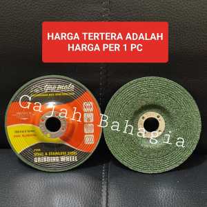 Mata Batu gerinda poles 4 inch Besi Stainless Grinding Wheel Tjap Mata