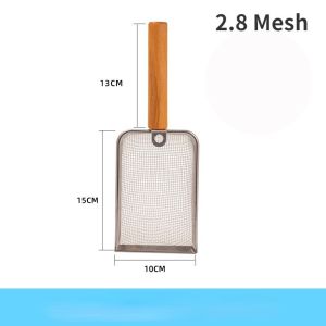 Cat Litter Scoop Metal Litter Scoop Large Toilet Cleaning Tool Stainless Steel Cat Toilet Scoop Pet Supplies