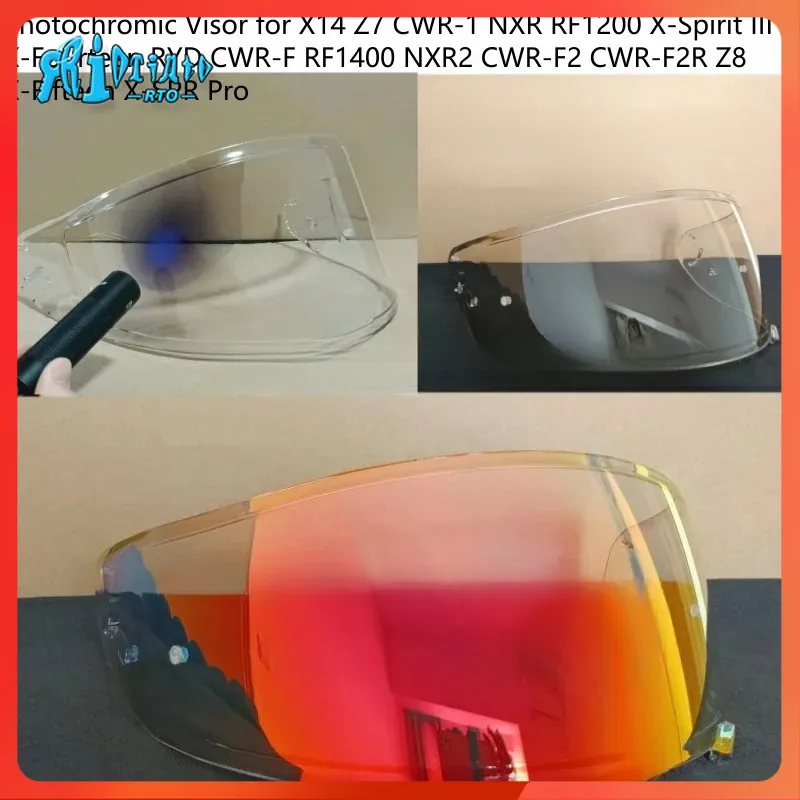 RTOMH Photochromic Visor for SHOEI X14 Z7 CWR-1 NXR RF1200 X-Spirit 3 X- Fourteen RYD CWR-F RF1400 NXR2 CWR-F2 Z8 X-Fifteen X-SPR Pro | Lazada PH