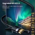 Cáp chuyển đổi HDMI sang HDMI CADKLF Baseus cafule 4K HD male to 4K HD male adapter cable- hàng chính hãng. 