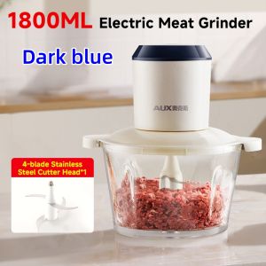 Multi-function Electric Meat Grinder Mincer Food Chopper 4 Blade Food Processor Stainless Steel Mixer Kitchen Food Blender