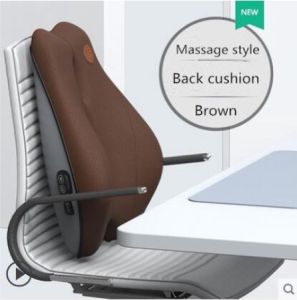Office Electric Massage Lumbar Support Waist Seat Back Cushion Seat Neck Rest Office Chair Cushion