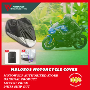 【Factory Price+ 24hrs Ship Out】Original MOTOWOLF Thick Motorcycle Cover 210D