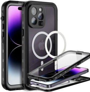 IP68 Waterproof Case For iphone 16 15 Pro Max 14 13 Pro Full Body Cover Swim Underwater Diving  Magnetic Case