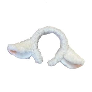 Fluffy Lamb Hair Hoop Plush Animal Ears Headdress Cartoon Washing Face Headband Anti-slip Animal Headdress