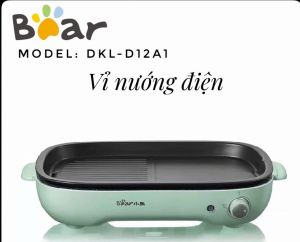 Vỉ nướng điện đa năng Bear D12A1_Hàng chính hãng