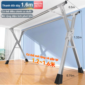 Ibed Giàn phơi quần áo Thông Minh dạng giá phơi gấp gọn kế kiểu sào Cao cấp