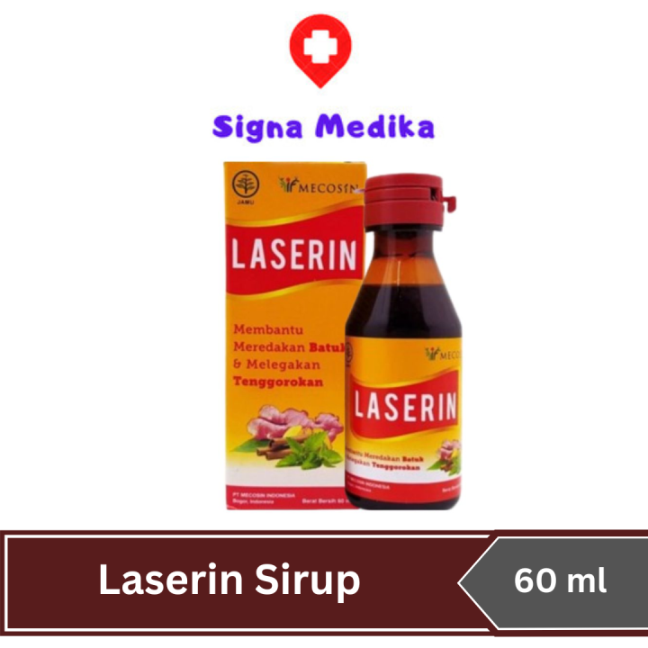 Laserin Sirup 60 ml - Membantu Meredakan Batuk