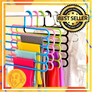 Hanger Susun 5 Laundry Gantungan Multifungsi Scarf Gantungan Jilbab Hanger 5in1 By Einstein-Store