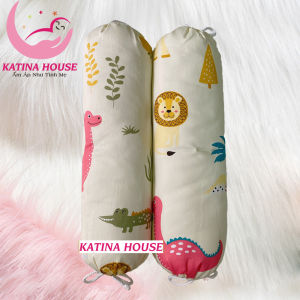 Cặp gối ôm trẻ em Katina House dài 50cm vải Thắng Lợi mềm mát thấm hút mồ hôi tốt