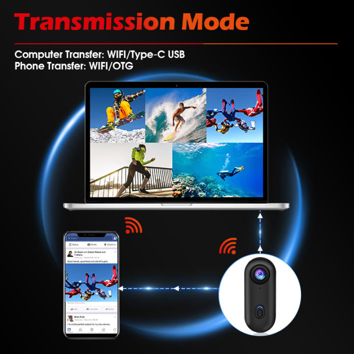 MODOFO H88 pro Action Camera 4K Ultra HD & Dual Stabilization ...