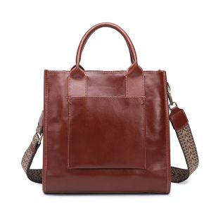Royal Bagger Top-Handle Bags for Women Genuine Cow Leather Tote Bag Fashion Big Capacity Bucket Shoulder Crossbody Handbag 2330