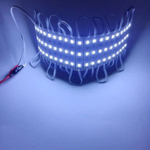 โมดูล LED 20ชิ้น/ล็อต DC12V 3 SMD 5054สีขาว/แดงเย็นกันน้ำ IP66สว่างมากแสงไฟสำหรับป้าย