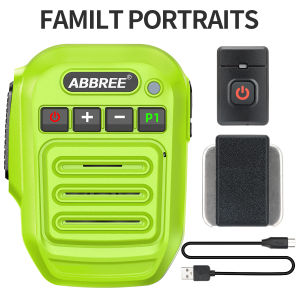 ABBREE Wireless Bluetooth Handheld Speaker Two Way Radio Shoulder Microphone For BaoFeng Quansheng Walkie Talkie UV-5R BF-888S UV 5RH 21 Pro UV-K5 UV-K5(8)