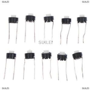[COD] SUILEI 10pcs 6x6x5mm Touch switch button DIP Tactile Tact Push Button Micro Switch