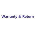 About warranty and return. 