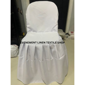 Chair Cover Monoblock Cover Catering Katrina US Fabric with Pleats MAKAPAL NA TELA Katrina MARIYAS Home