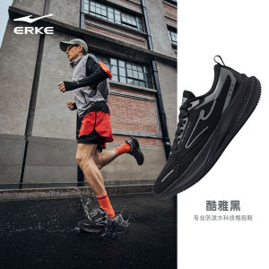 Giày chạy bộ nam ERKE mùa thu đông chống thấm giày thể thao mới giày chạy chống vỗ nước giày chống trơn giày nam