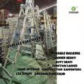 MOVABLE WALKING LADDER HEAVY DUTY MULTI FUNCTION LADDER HOME INTERIOR,CONSTRUCTION KARPENTERO (2X7STEP) 241cmX67cmX12cm. 