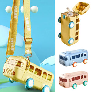 Mobil Anak Bus Water Bottle Botol Bus Anak Mainan Portable 500ML Botol Air Minum Bentuk Bus